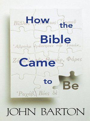 cover image of How the Bible Came to Be